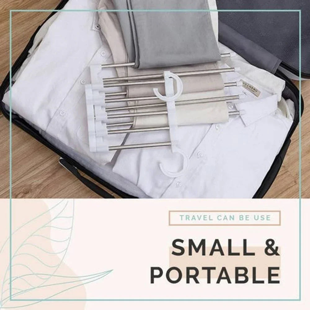 5-IN-1 FOLDABLE HANGER ORGANIZER (BUY 1 GET 1 FREE)