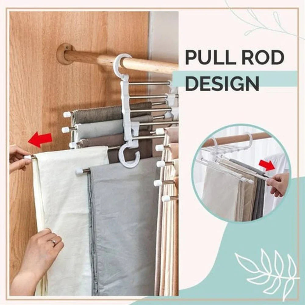 5-IN-1 FOLDABLE HANGER ORGANIZER (BUY 1 GET 1 FREE)