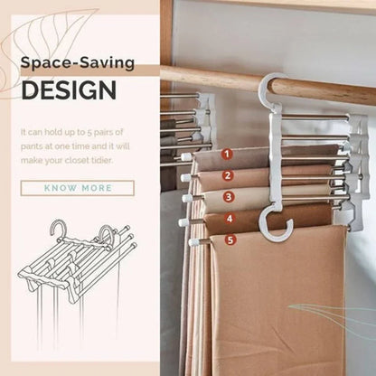 5-IN-1 FOLDABLE HANGER ORGANIZER (BUY 1 GET 1 FREE)